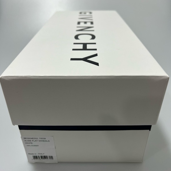 Givenchy Logo Pool Slides White Women’s EU 39/US 9 - Picture 5 of 7
